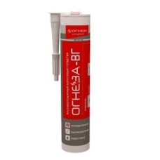 Герметик акриловый противопожарный Огнеза "ОГНЕЗА-ВГ", туба 310 мл., цвет красный