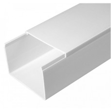 Кабель-канал белый 2-й замок в п/э 80х60 (18м/уп) Промрукав (PR.0580601)
