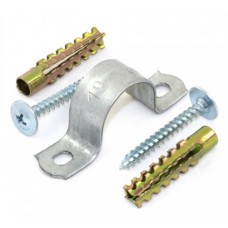Комплекты для крепления ОКЛ с использованием самореза, дюбеля и скобы СМД 14-15 (100 шт) Промрукав (PR08.5001)