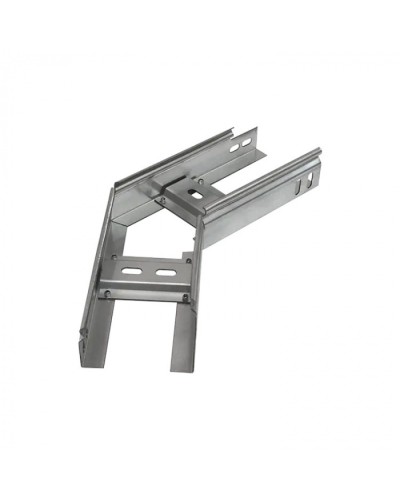 Угол горизонтальный 45 градусов лестничный 400х200 (1,2 мм) Промрукав (PR08.5265) в Северске Аксессуары для лотков Pintop.ru