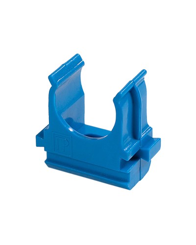 Крепёж-клипса для труб АБС-пластик синяя д20 в малой упаковке (10шт/1000шт уп/кор) Промрукав (PR13.0061) в Северске Держатели, клипсы, скобы Pintop.ru