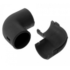 Соединитель угловой разборный черный д20 (50шт/800шт уп/кор) Промрукав (PR13.0192)