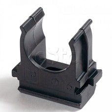 Крепёж-клипса для труб Полистирол черная д40 в малой упаковке (10шт/300шт уп/кор) Промрукав (PR13.0213)