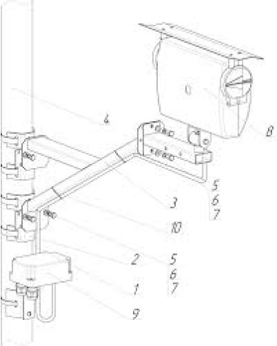 Комплект консоли ЮМИРС КМЧ-2 в Северске Аксессуары для средств охраны периметра Pintop.ru
