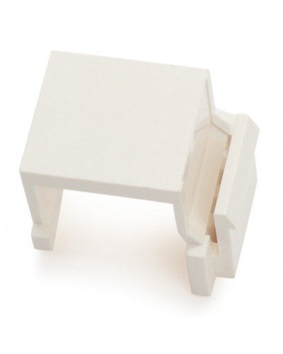 Вставка-заглушка формата Keystone Jack, белая Hyperline (KJ1-BL-WH) в Северске Патч-корды и пигтейлы Pintop.ru