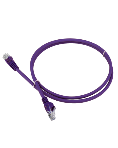 Патч-корд LANMASTER LSZH UTP кат.5e, 0.3 м, фиолетовый LANMASTER LAN-PC45/U5E-0.3-VI в Северске Патчкорды (медные) Pintop.ru