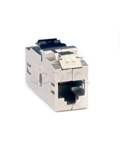 Модуль Keystone RJ45 CAT6 проходной экранированный, серебристый DKC RNK6FESL в Северске Модули Keystone Pintop.ru