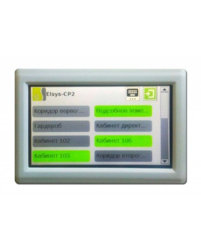 Клавиатура подсистемы охранной сигнализации Elsys-CP2 в Северске Сетевая СКУД Elsys Pintop.ru