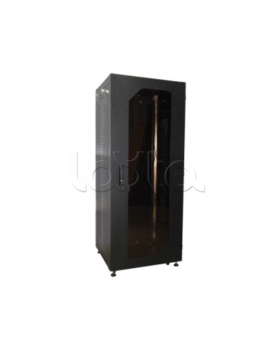 Шкаф телекоммуникационный Тромбон ТШ-256060Ч6 напольный 25U на 6 приборов в Северске Система оповещения и трансляции Pintop.ru