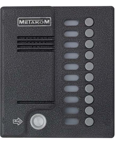 Блок вызова домофона Метаком MК10.2-TM4EN в Северске Вызывные аудиопанели малоабонентные Pintop.ru