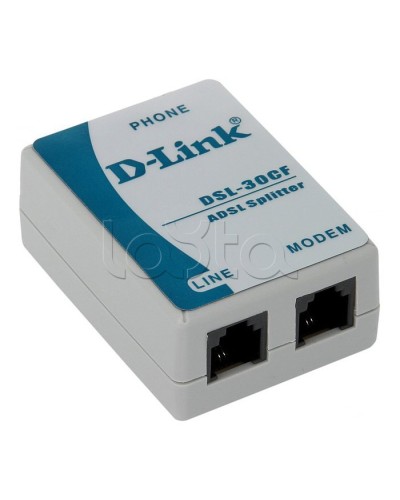 Сплиттер ADSL D-Link DSL-30CF/RS в Северске Маршрутизаторы, Роутеры и Точки Доступа Pintop.ru