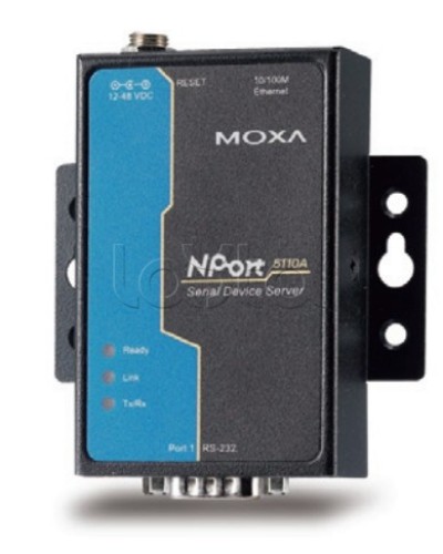 Сервер 1-портовый RS-232 в Ethernet Moxa NPort 5110A-T в Северске Дополнительное оборудование для ОПС Pintop.ru