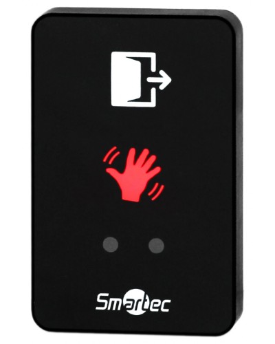 Кнопка ИК-бесконтактная накладная ИД индикатор Smartec ST-EX310L-BK в Северске Кнопки выхода Pintop.ru