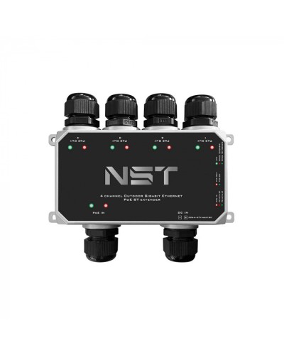Уличный Ultra PoE удлинитель - коммутатор Gigabit Ethernet до 250м на 5 портов NST NS-EXSW-5GP/W в Северске Дополнительное оборудование для сетей Pintop.ru