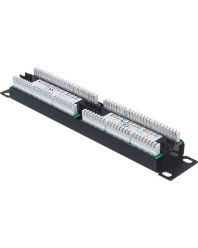 Панель коммутационная 10, 1U, 12 портов UTP, RJ-45, CAT 5e REXANT 04-0025 в Северске Патч панель Pintop.ru