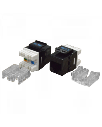 Модуль Keystone RJ45, Cat.6, UTP, 180 градусов, черный TWT (TWT-OK45UTP180/6-BK) в Северске Модули Keystone Pintop.ru