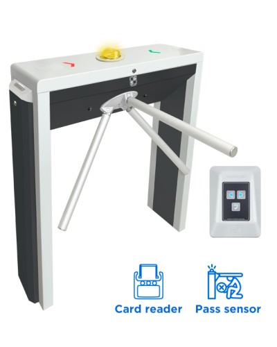 CARDDEX Комплект тумбового турникета со встроенным картоприемником STL-03KEC в Северске Турникеты Pintop.ru