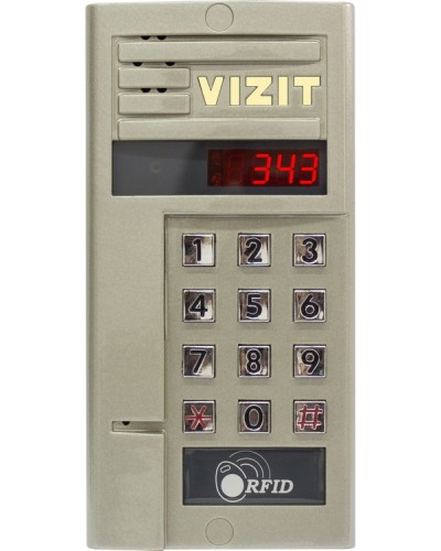 Блок вызова для совместной работы с БУД-302 VIZIT БВД-343F в Северске Блоки вызова многоабонентные Pintop.ru