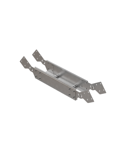 Вертикальный шарнирный угол 150х150х1,2 мм HD85 N КМ-профиль (LSHL150-150-1.2 HD85 N) в Северске Аксессуары для лотков Pintop.ru