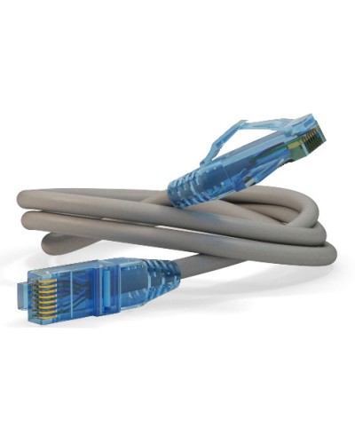 Патч-корд U/UTP Hyperline PC-LPM-UTP-RJ45-RJ45-C6-0.3M-LSZH-GY в Северске Патчкорды (медные) Pintop.ru