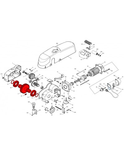Клемная колодка подключения с держателем предохранителя Came 119RIE205 в Северске Запчасти для шлагбаумов и автоматики Pintop.ru