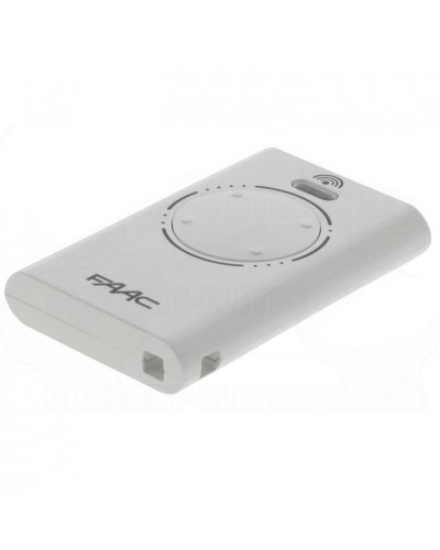 Брелок-передатчик 4-канальный Faac 787010 (белый) в Северске Устройства радиоуправления для шлагбаумов и автоматики Pintop.ru