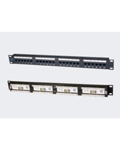 Патч-панель 19, 1U, 24xRJ45 категория 5е Eurolan (27B-U5-24BL) в Северске Патч панель Pintop.ru