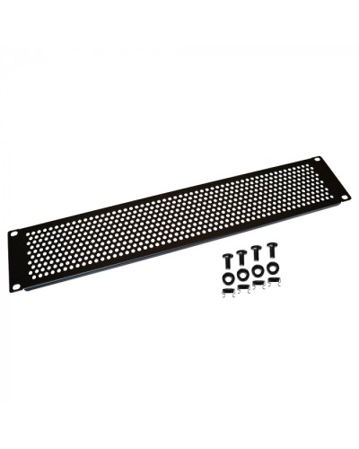 19 вентиляционная фальш-панель 2U, черная LANMASTER (LAN-DC-VNP-2U) в Северске Вентиляторные модули Pintop.ru