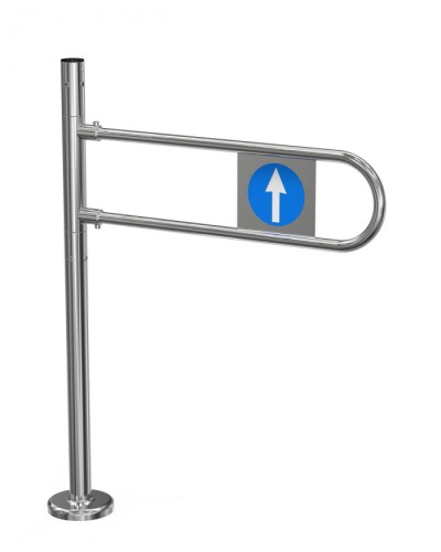 Калитка Ростов-Дон К11М лв ХРОМ (без дуги) Ростов-Дон в Северске Калитки Pintop.ru