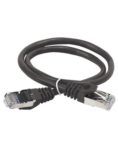 ITK Коммутационный шнур (патч-корд), кат.5Е FTP, 1,5м, черный (PC09-C5EF-1M5) в Северске Патч-корды и пигтейлы Pintop.ru