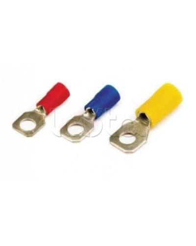 Наконечник с отверстием под винт ф5,2мм, с изолированным фланцем, для сечения провода 2,5-6,0мм2 DKC (2C5P) в Северске Держатели, клипсы, скобы Pintop.ru