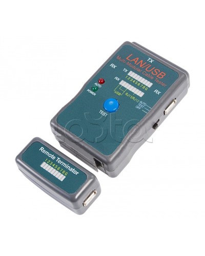 Тестер кабеля универсальный RJ-45+USB (HY-251454CT) REXANT 12-1011 в Северске Тестеры для систем видеонаблюдения Pintop.ru