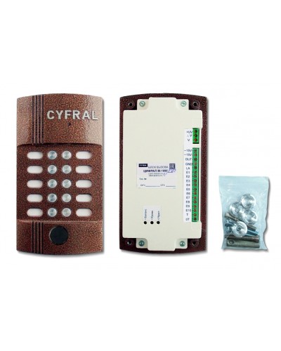 Блок вызова видеодомофона на 10 абонентов Цифрал M-10M/PVC в Северске Блоки вызова многоабонентные Pintop.ru