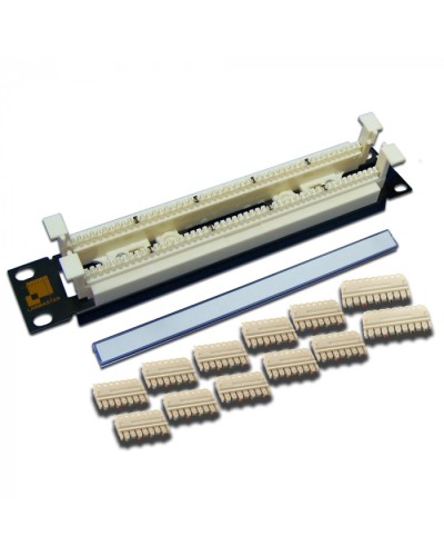 50-парный 110 кросс 10 1U, блоки в комплекте LANMASTER (LAN-RS110-50FT/10) в Северске Патч-панели Pintop.ru
