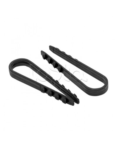 Дюбель-хомут для круглого кабеля (5-10мм) черный (100шт.) EKF PROxima (plc-ncc-5x10b) в Северске Крепеж: Дюбели, шурупы, саморезы Pintop.ru