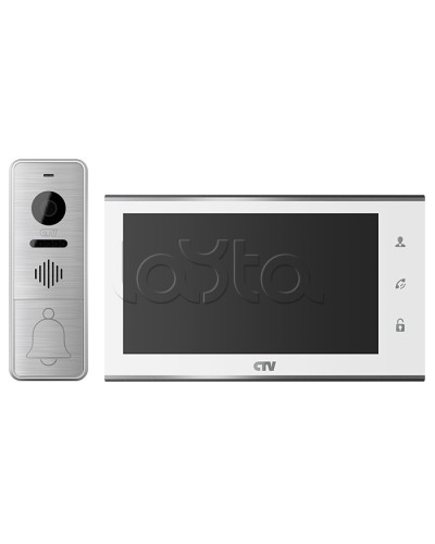Комплект видеодомофона CTV-DP4705AHD (белый) в Северске Комплекты домофонов Pintop.ru
