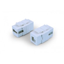 Вставка формата Keystone Jack Hyperline (KJ1-USB-B2-WH)