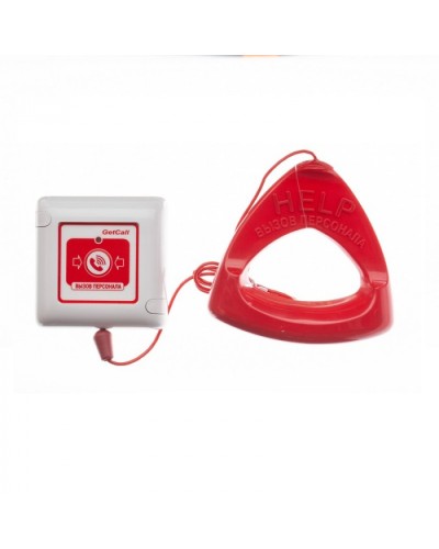 Кнопка со шнуром проводная аналоговая влагозащищенная Getcall GC-0423W1 в Северске Переговорные устройства Pintop.ru