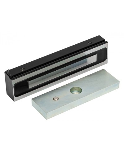 Электромагнитный замок AccordTec ML-200K-3 Premium Black с планкой в Северске Электромагнитные замки Pintop.ru