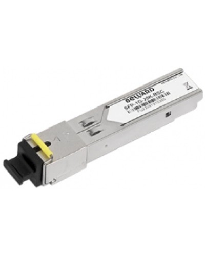 парный низковольтный оптический одномодовый одноволоконный приёмопередатчик форм-фактора SFP Beward SFP-1G-20K-BSC в Северске Системы видеонаблюдения Pintop.ru