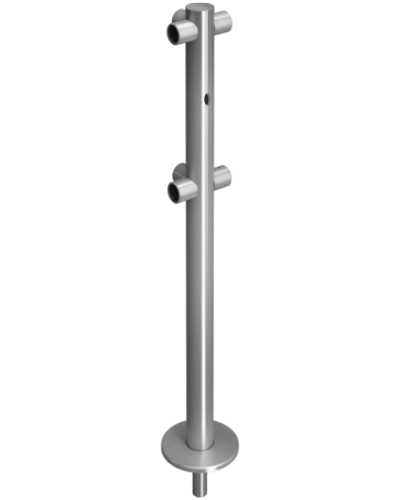 Стойкаограждения съемная Т-образная Oxgard ВЗР 1996Р.21-07 в Северске Ограждения Pintop.ru