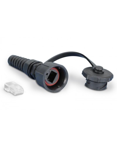 Промышленный разъем RJ-45 8P8C Hyperline PLUG-IE-8P8C-PV-C6 в Северске Коннекторы и разъемы Pintop.ru