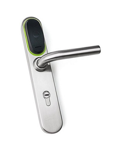 Замок электромеханический для двери IronLogic Eurolock EHT net (серебро) dd = 72 мм в Северске Электромеханические замки Pintop.ru