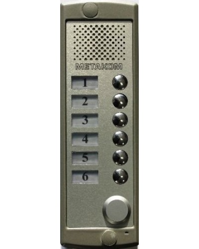 Блок вызова домофона Метаком MK6-K-RF в Северске Блоки вызова многоабонентные Pintop.ru