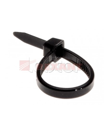 Хомут-стяжка нейлоновый 2.5х60 мм чёрный (100шт/уп) REXANT 07-0061 в Северске Стяжки-хомуты Pintop.ru