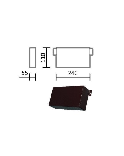 Монтажный кожух Vizit МК-400CB в Северске Аксессуары для многоабонентных систем Pintop.ru