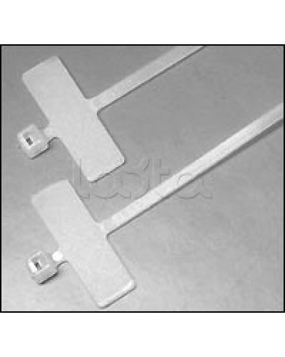 Хомут-стяжка нейлоновый, неоткрывающийся, с площадкой для маркировки 200x2.5 мм Hyperline GTK-200MC (100 шт/уп.) в Северске Стяжки-хомуты Pintop.ru