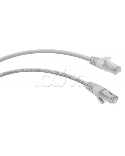 Патч-корд FTP, категория 5e, 0.5 м, экранированный, серый Cabeus PC-FTP-RJ45-Cat.5e-0.5m в Северске Патчкорды (медные) Pintop.ru