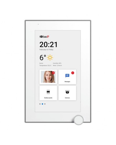 IP-видеодомофон BAS-IP AZ-07L WHITE в Северске Абонентские IP устройства Pintop.ru