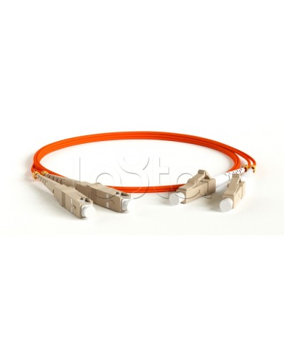 Патч-корд волоконно-оптический MM 50/125, LC-SC, duplex, LSZH, 10 м Hyperline FC-D2-50-LC/PR-SC/PR-H-10M-LSZH-OR (FC-50-LC-SC-PC-10M) в Северске Патч-корды оптические Pintop.ru
